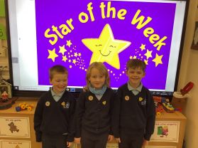 ⭐️⭐️Miss Tracey’s Stars of the Week are P1 Micheal and P2 Fiadh and Cooper⭐️⭐️