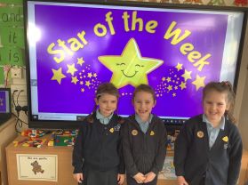 ⭐️⭐️Miss Tracey’s Stars of the week are P1 Eabha and Georgia  and P2 Niamh⭐️⭐️