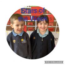 ⭐️⭐️Miss Tracey’s Stars of the Week are Cian P1 and Rosie P2⭐️⭐️