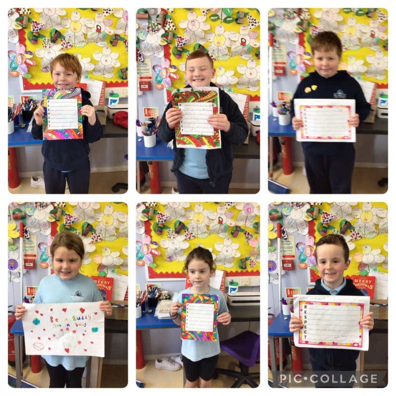 P3/4 acrostic poems -RESPECT