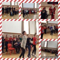 P6 and P7 spread festive cheer