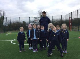 ⚽️P1 enjoyed having the GAA coach for PE⚽️