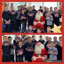 Santa visits Primary 6